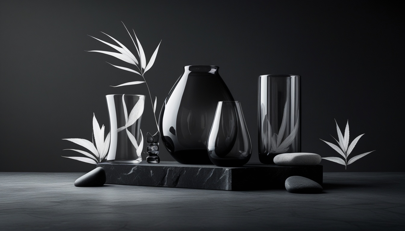 Abstract editorial still life for choosing a cannabis product